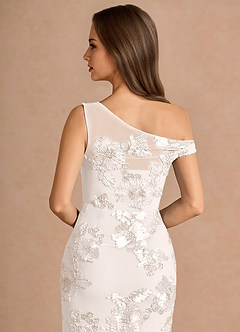 Melian Cloud White Midi Dress image6