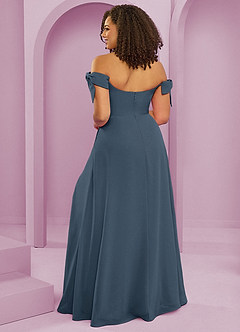 Barbie ♥ Azazie Bridesmaid Dresses Neptune A-Line Off the Shoulder Chiffon Convertible Dress image8