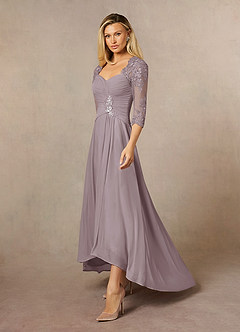 Azazie Anne Mother of the Bride Dresses Dusk Sheath Sweetheart Sequins Lace Dress image6