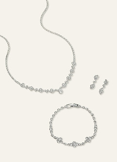front Crystal Vine Jewelry Set