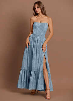 Lydia Powder Blue Maxi Dress image3