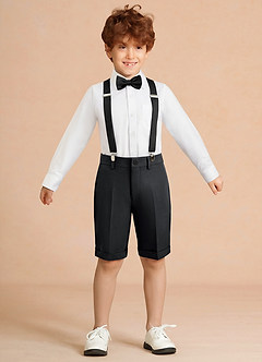 front Oliver Carbón Conjunto de 4 piezas de pantalones cortos para niño