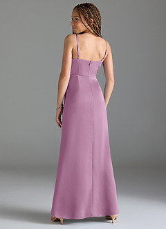 Azazie Maci Junior Klä av Sjöjungfru i Stretch Satin Plisserad image5