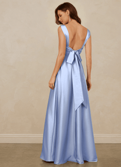 Christian Siriano Bridal for Azazie 1001 Bridesmaid Dresses Ice A-Line Sweetheart Neckline Stretch Satin Dress image5