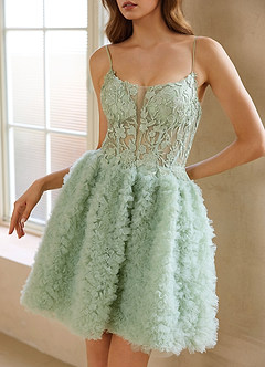 Syloria Green Mini Dress image6