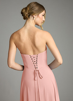 Azazie Ayla Abiti da Damigella Abito A-Line in Chiffon Scollo a Cuore Rosetta image13