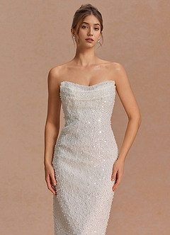 Marzia Cream Midi Dress image5