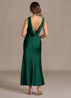 Maxi jurk Cyanee Jagersgroen image2