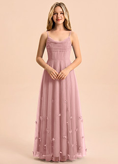 front Azazie Gia Junior Formal Dress