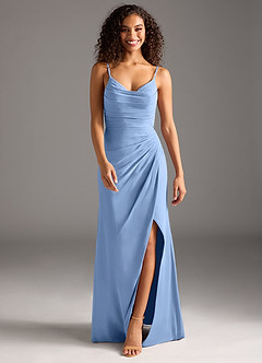 Deandra Steel Blue Maxi Dress image5
