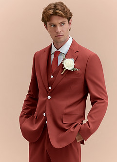 front James Terracotta Costume 3 pièces