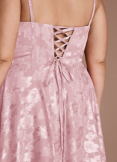 Vestido Rosa Empolvado Midi Sylvie image11