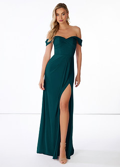 Mena Forest Green Maxi Dress image1