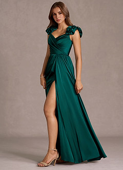 Robe Longue Vert Chasseur Renata image4