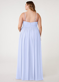 Azazie Alia Bridesmaid Dresses Lavender A-Line Pleated Chiffon Dress image7
