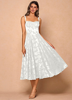 Vestido Blanco Midi Sylvie image3