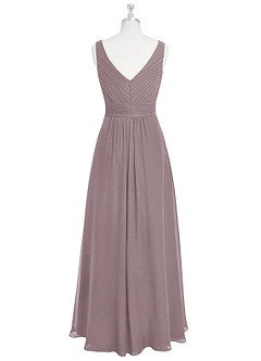 Azazie Pierrette Bridesmaid Dresses Dusk A-Line Pleated Chiffon Dress image8