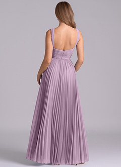 Azazie Mina Bridesmaid Dresses Wisteria A-Line Pleated Chiffon Dress image7