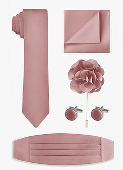 front Matte Satin Wide Tie