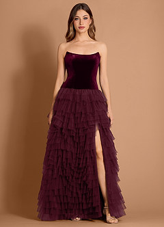 Beatrice Wine Maxi Dress image3