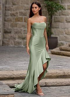 Siren Menthe Verte Robe de bal sirène image6