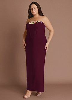 Liliah Merlot Maxi Dress image10