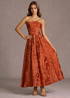 Kahlia Rust Maxi Dress image4