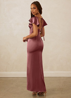 Christian Siriano Bridal for Azazie 1005 Bridesmaid Dresses Amethyst Sheath Sweetheart Neckline Stretch Satin Dress image8