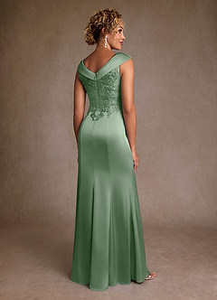 Azazie Santa Monica vestidos de madre de la novia Vestido de Matcha de Encaje de Corte en A image2