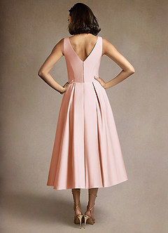 Tamsin Blush Pink Midi Dress image2