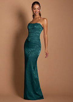 Jess Midnight Teal Two Piece Dress image5