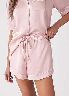 front 100% tvättbara sidenpyjamasbyxor