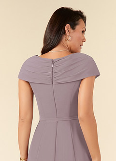 Azazie Bailora Mother of the Bride Dresses Dusk Mermaid Ruched Chiffon Dress image5