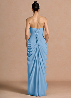 Robe Maxi Bleu Brumeux Kaavia image2