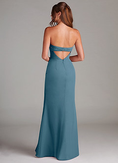 Azazie Leonis Bridesmaid Dresses Bermuda Sheath Strapless Chiffon Convertible Dress image5