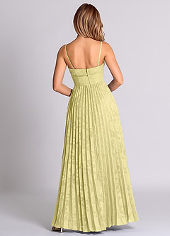 Azazie Mariana Bridesmaid Dresses Lemon Sorbet A-Line Strapless Floral Burnout Convertible Dress image8