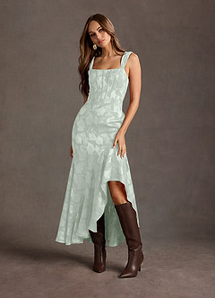 Vestido Menta Verde Largo Alice image3
