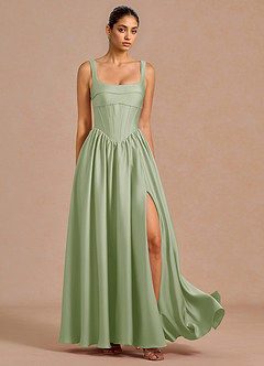 Lucretia Light Green Maxi Dress image3