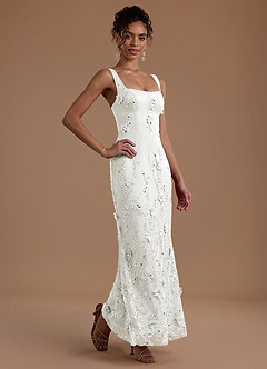 Zarelle Maxi Klänning Vit image3