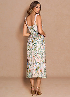 Amarie 블러쉬 핑크 멀티 미디 드레스 image2