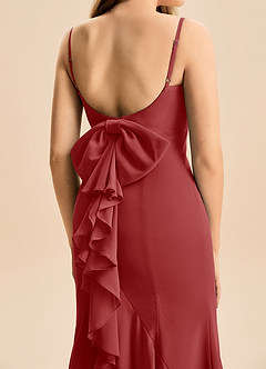 Azazie Lioren Junior Klä av Sjöjungfru i Chiffong Rosett image6