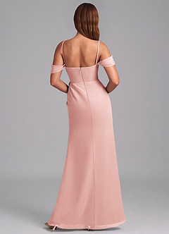 Azazie Johana Vestidos de damas de honor Vestido de Rosetón de Gasa de Corte Sirena Convertible con Vestidos sin tirantes image2