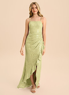 front Azazie Helena Junior Formal Dress