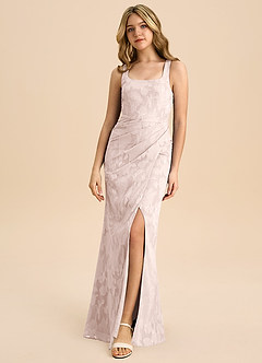 Azazie Mero Junior Klä av Tubklänning i Blommig Utbrändhet Plisserad image3