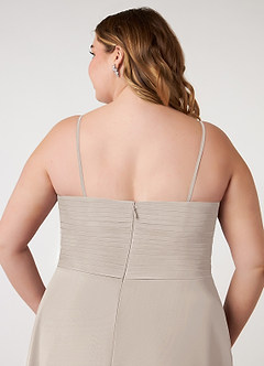 Azazie Arabella Allure Bridesmaid Dresses Frost A-Line Sweetheart Neckline Chiffon Convertible Dress image15
