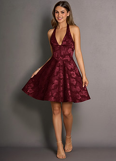 Isabeau Mini Klänning Vin