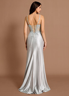 Zafrina  Silver Maxi Dress image2