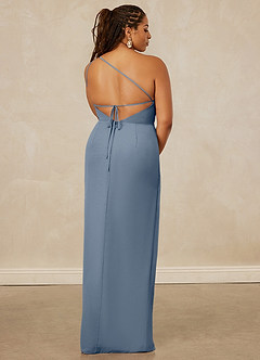 Christian Siriano Bridal for Azazie 1003 Bridesmaid Dresses Twilight Sheath One Shoulder Chiffon Dress image15