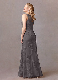 Azazie Whilhelmina Mother of the Bride Dresses Mermaid Lace Chiffon Floor-Length Dress image9
