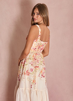 Ingrid Antique Floral Midi Dress image4